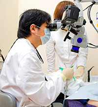 吉田歯科診療室デンタルメンテナンスクリニック マイクロを使った治療